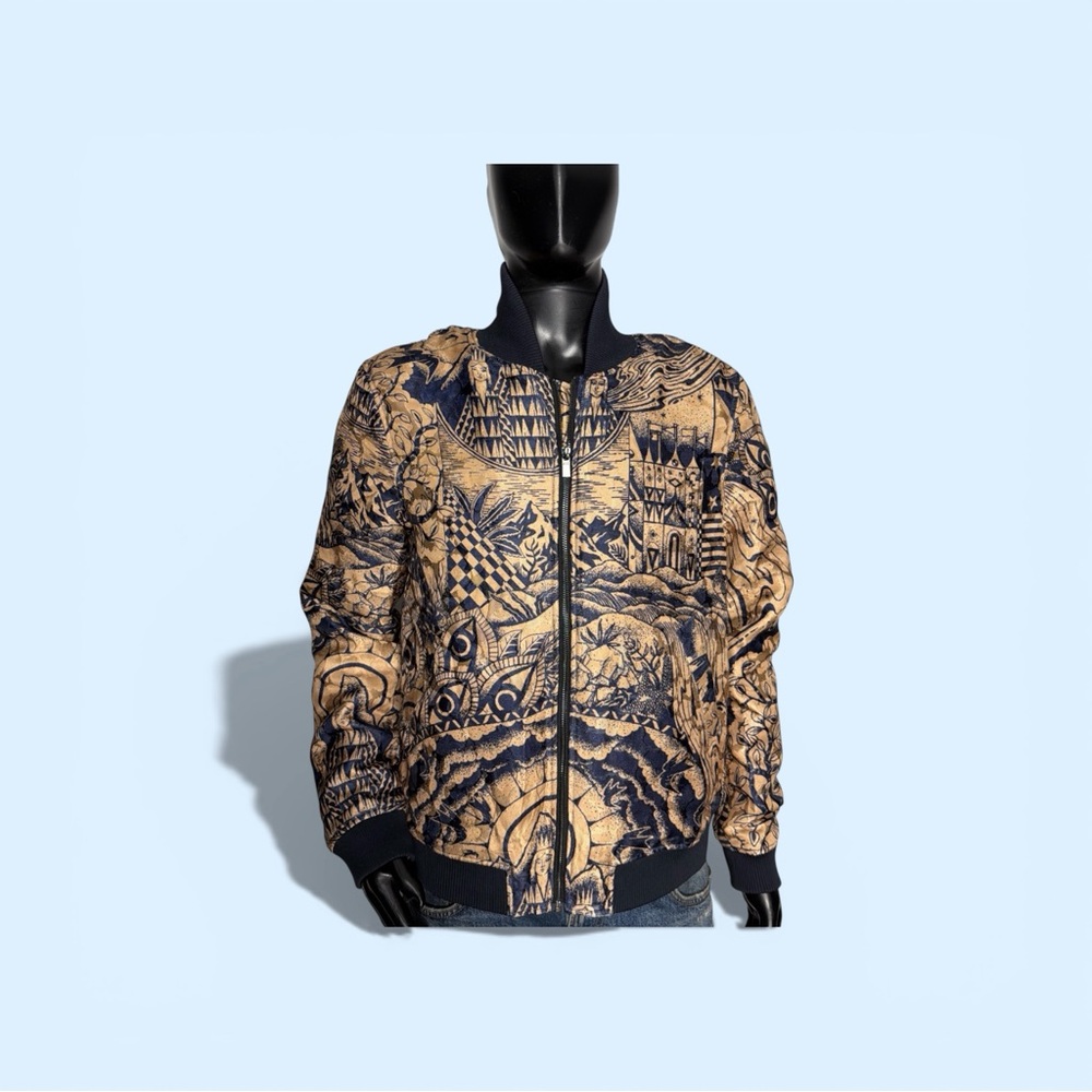 Spectacular Men’s Scotch & Soda Jacquard Bomber Jacket Size L